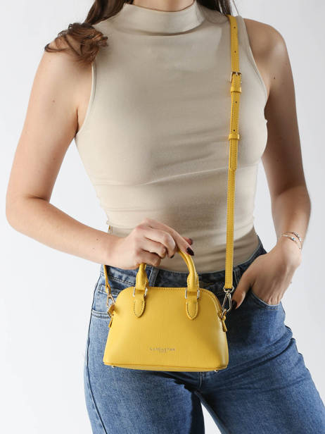 Cross Body Tas Sierra Jia Leder Lancaster Geel sierra jia 1 ander zicht 1
